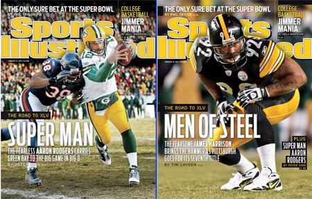 I have a funny feeling that the Packers will “steel” one from the Steelers.